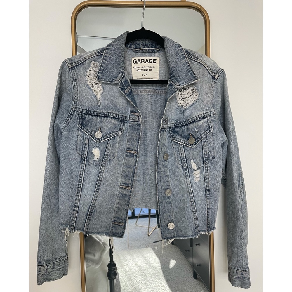 Light wash denim jacket from Garage